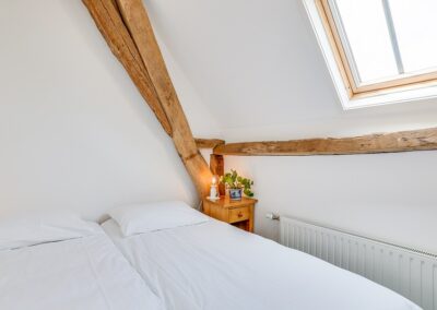 Boerderij Mossel tweepersoons slaapkamer groepsaccommodatie Otterlo